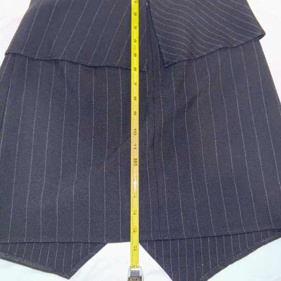 Joie Akirako Pinstriped Asymmetrical Skirt size 6 NWT - Picture 5 of 8